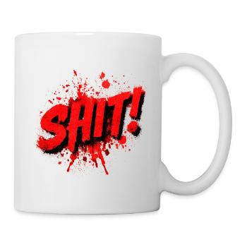 Shit Graffiti Splash - Mug - white - Right
