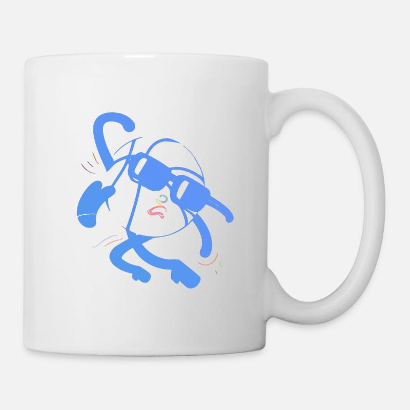 Blue ball - Mug - white