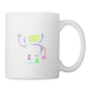 Robot pastel amusant - Mug - white - Right