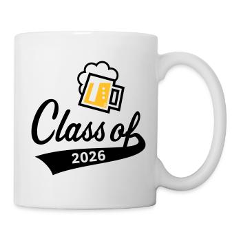 Class Of 2026 (Abschlussklasse / Bier / 3C POS) - Tasse - Weiß - Rechts