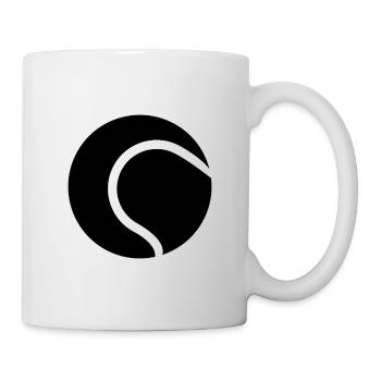 Tennisball - Tasse - Weiß - Rechts