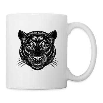Panther face - Mug - white - Right