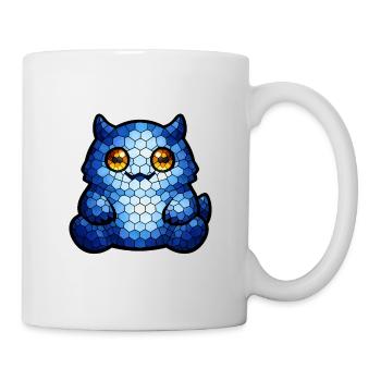 Mosaic Cat Blue-eye - Mug - white - Right