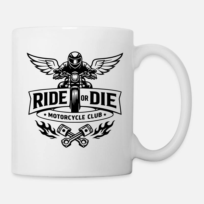 Ride or die - Motorcycle club - Mug - white