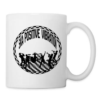 vibration positive - Mug blanc - blanc - Droite