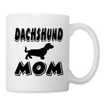 Dackel - Tasse - Weiß - Rechts