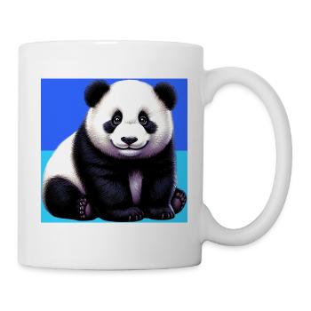 panda - Mug blanc - blanc - Droite