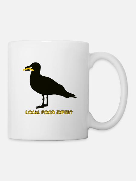 Expert alimentaire local - Noir - Mug blanc - blanc
