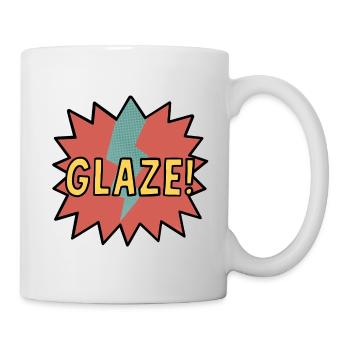 Glasur! - Tasse - Weiß - Rechts