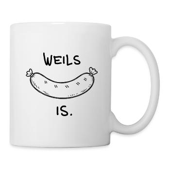 Weils Ist Wurst Illustration - Mug - white - Right