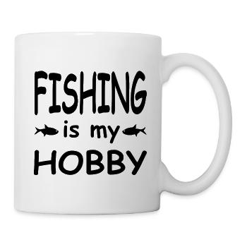 Pêche - Mug blanc - blanc - Droite