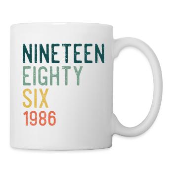 Nineteen Eighty-Six Retro - Mug - white - Right