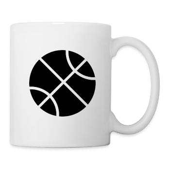 Basketball ball - Mug - white - Right