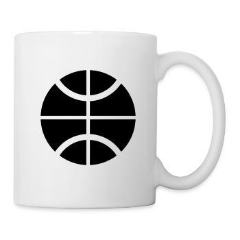 Basketball ball - Mug - white - Right