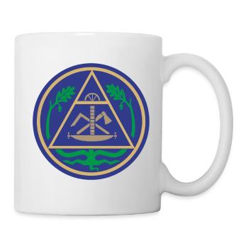 51195_Zimmerer Geometric Triangle Emblem - Mug - white - Right