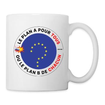 Europe_le_plan_A_pour_tous - Mug blanc - blanc - Droite
