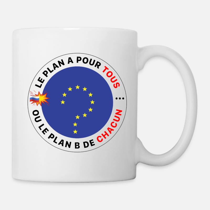 Europe_le_plan_A_pour_tous - Mug blanc - blanc