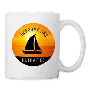 Reforme_des_retraites - Mug blanc - blanc - Droite