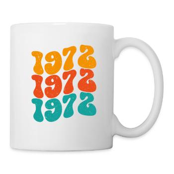 Vintage 1972 - Tasse - Weiß - Rechts