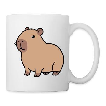 Capybara Wasserschwein - Mug blanc - blanc - Droite