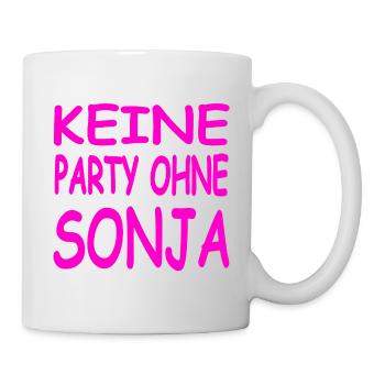 Sonja - Tasse - Weiß - Rechts