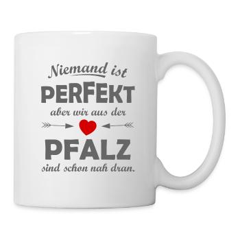 Orgueil palatin : Personne n’est parfait - Mug blanc - blanc - Droite