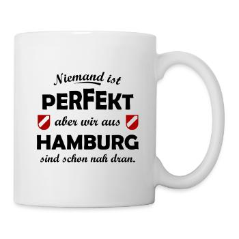 Die Hamburg Fans - Tasse - Weiß - Rechts