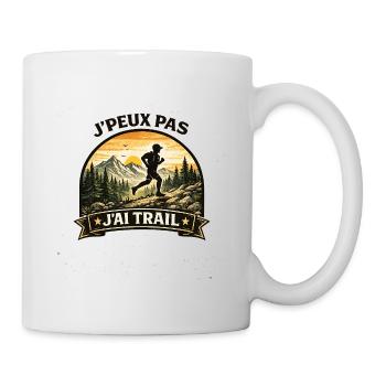 Trail Runner: J'ai Trail - Mug blanc - blanc - Droite