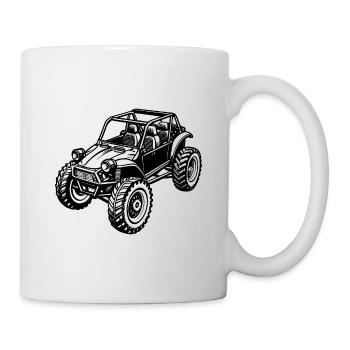 Off-road buggy - Mug - white - Right