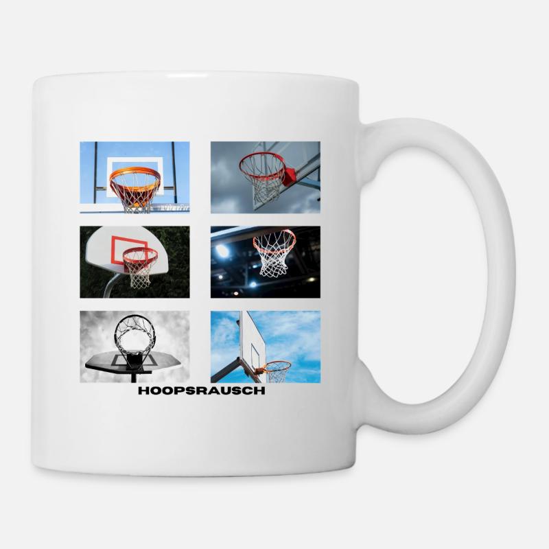 Hoopsrausch Collage - Mug - white