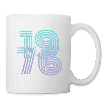 Millésime 1976 - Mug blanc - blanc - Droite