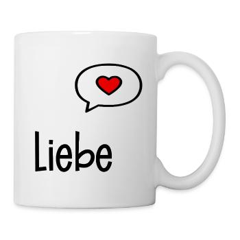 Valentinstag Liebe Herz - Tasse - Weiß - Rechts