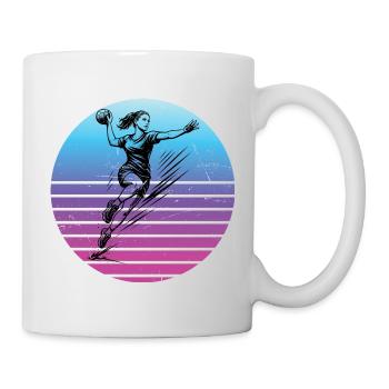 Ein Must Have für echte Handball fuer Frauen - Tasse - Weiß - Rechts