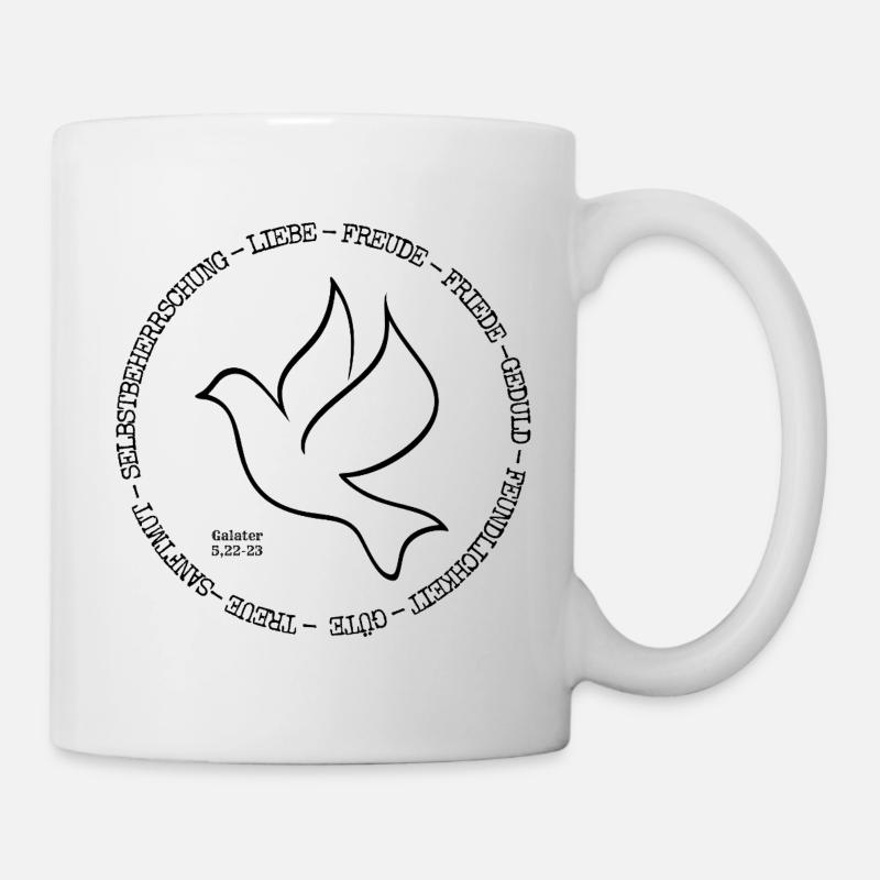 Früchte des Geistes. Galater 5, 22-23 - Tasse - Weiß