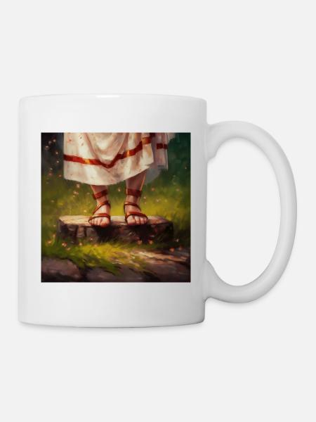 Sommersockel - Tasse - Weiß