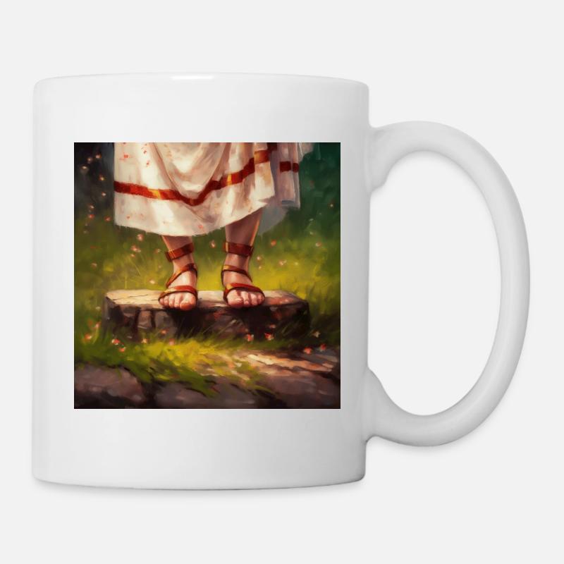 Sommersockel - Tasse - Weiß