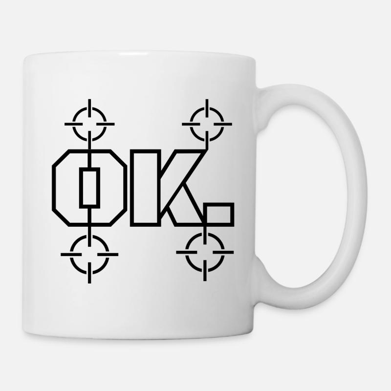 Ok. - Mug blanc - blanc