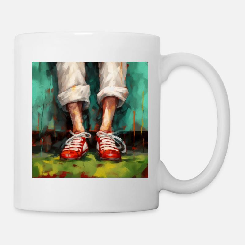 L'énergie en rouge - Mug blanc - blanc