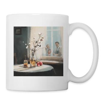 A window into warm memories - Mug - white - Right