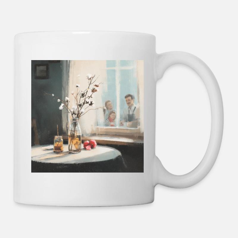 A window into warm memories - Mug - white