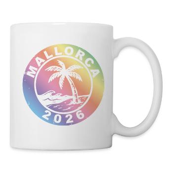 Mallorca 2026 Colorful - Mug - white - Right