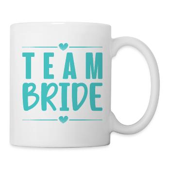 Enterrement de vie de garçon de l’équipe de la mariée - Mug blanc - blanc - Droite