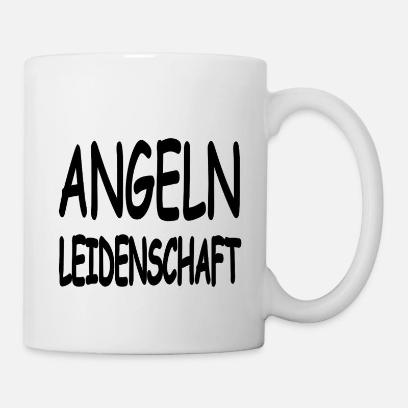 Angeln - Tasse - Weiß