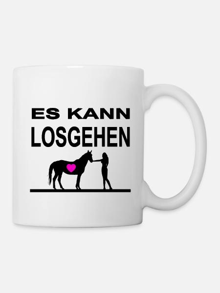 Pferde - Tasse - Weiß
