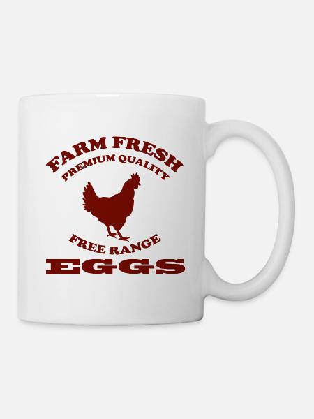 EGGS - Tasse - Weiß