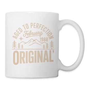 février 1988 – Légende des sommets et montagnes - Mug blanc - blanc - Droite