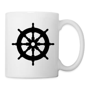 Steuerrad - Tasse - Weiß - Rechts