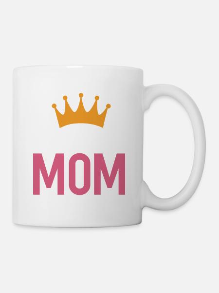 Queen Mom - Tasse - Weiß
