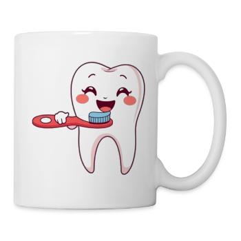 Dent, dents, dentiste - Mug blanc - blanc - Droite