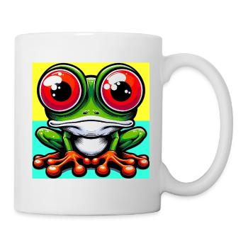 grenouille - Mug blanc - blanc - Droite